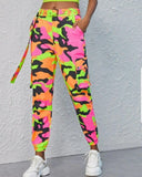 Colorful camo pants